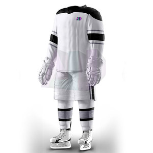 Nuevo Conjunto de Uniforme de Hockey sobre Hielo, Estilo Moderno, Hecho de Tela de Poliéster Transpirable que Absorbe la Humedad, Color Personalizable Disponible para la Venta - Product Image 4
