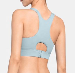 Ropa atlética para mujer Ropa de gimnasio Hebilla trasera ajustable Sujetador deportivo para correr Fitness - Product Image 3