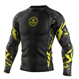 Rashguard Profesional Unisex para MMA, 100% Poliéster, Transpirable, de Secado Rápido, Antibacterial, Ropa Deportiva para Todos los Deportes al Aire Libre - Product Image 1