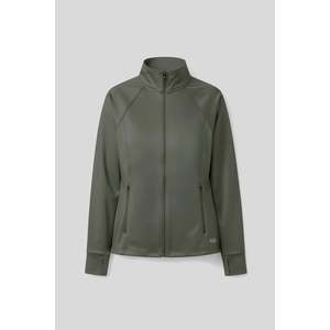 Tommlife Vente en gros Veste de course pour femme kaki à col montant zippé, coupe confortable et basique - 97310 - Noir - Product Image 1