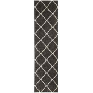 Tapis d'intérieur en fourrure gris foncé de style marocain, série 740 - Product Image 6