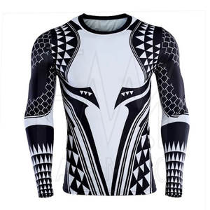 Rashguard confortable pour homme - Couleur/logo personnalisé, séchage rapide, Spandex/Nylon, grande taille, respirant, manches longues, pour le surf - Product Image 1