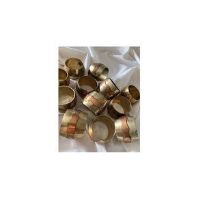 Pure Brass & <b>Copper</b> Round Napkin Ring Shape <b>Table</b> Decoration Napkin Rings Admirable Design Handmade Home <b>Table</b> Use Napkin Rings - Product Image 1