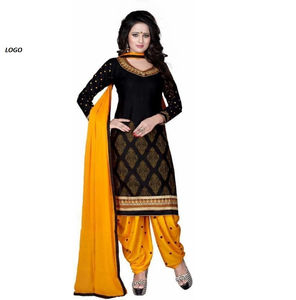 Colecciones de estilo pakistaní con traje Kurti DE TRABAJO bordado para mujer, Vestido de estilo musulmán de peso medio Kurtis para mujer OEM - Product Image 3