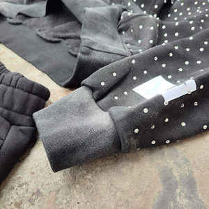 Material duradero para hombre, chándal con bordado desgastado, precio al por mayor, chándal con bordado desgastado antiarrugas hecho a medida para hombre - Product Image 3