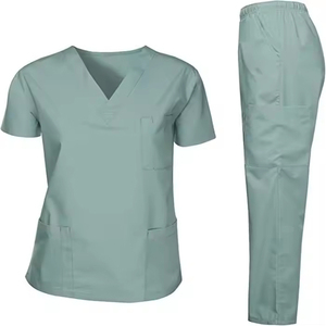 Uniforme médico para mujer y hombre, uniforme médico para enfermera, Top y pantalones - Product Image 4