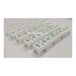 Fabricant indien de boîtes à bijoux incrustées de malachite en marbre blanc pour les cadeaux de festival arabe et la décoration intérieure - Product Image 2