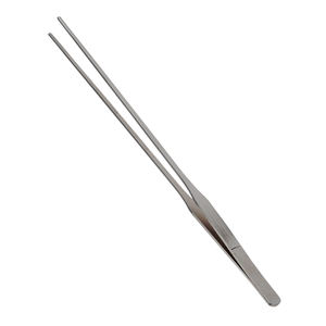 <b>Aquarium</b> Cleaning Tools Stainless Steel Small Tweezer Straight Curved Tong 8 Inches Luxury Eco-Friendly Aquascaping Desktop - Product Image 5