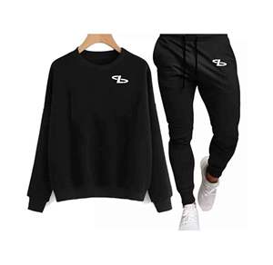 Ropa deportiva de algodón para hombre, conjunto de chándal deportivo para correr, chándal para hombre, conjunto de pantalones de chándal y sudadera con capucha para hombre personalizado - Product Image 6