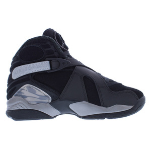 Scarpe Nike Air Jordan 8 Retro Winterized GS per ragazzi Colore: Nero/Gunsmoke/Argento metallizzato 100% autentiche - Product Image 3