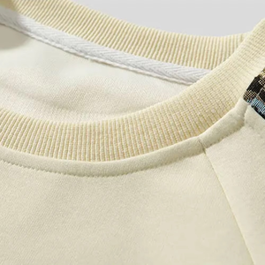 Sweat-shirt en molleton unisexe de haute qualité OEM et ODM, logo personnalisé, sweat-shirt à col rond en coton lourd pour homme, sweat-shirt de couleur mélangée - Product Image 3