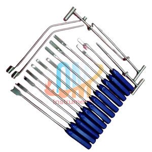 ชุดเครื่องมือถอดซีเมนต์กระดูกและข้อ คุณภาพพรีเมียม เกรดทางการแพทย์ สแตนเลส 22 ชิ้น ฆ่าเชื้อได้ สำหรับข้อเข่า/ไหล่ - Product Image 3