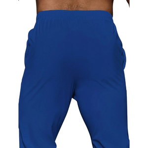Mens Lightweight Casual Pants Mid Drawstring <b>Elastic</b> Straight Leg Breathable Quick Dry Summer Travel Lounge <b>Trousers</b> 100% - Product Image 4