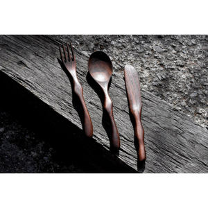 Juego de Cubiertos de Madera Moderna con Mangos de Diseño, Marca ACME, Color Personalizado, Logotipo, Cubiertos Elegantes para Hotel, Restaurante y Uso Doméstico - Product Image 5