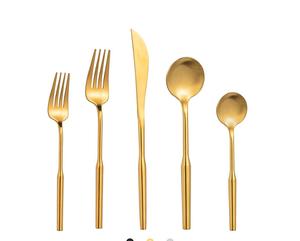 Kitchenware Supply Unique Cutlery <b>Set</b> Hotels and Restaurants Dinner Decorative Stainless Steel Silverware Metal Cutlery <b>Set</b> - Product Image 5