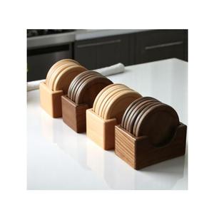 Sous-verres en bois d'acacia de qualité supérieure pour verres, tasses et tasses résistants à la chaleur et aux rayures à vendre - Product Image 4