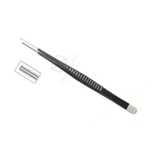 Pinzas Quirúrgicas Debakey Personalizadas de 185 mm con Mango Negro, Pinzas Rectas de Acero Inoxidable para Herramientas Médicas - Product Image 6