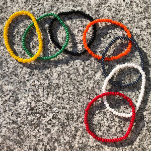 2-Pack Layering <b>Bracelets</b>, <b>Stretch</b> <b>Bracelets</b>, Colored <b>Bracelets</b>, Stocking Stuffers, Adult <b>Bracelets</b>, Seed Bead <b>Bracelets</b>, Beaded - Product Image 1