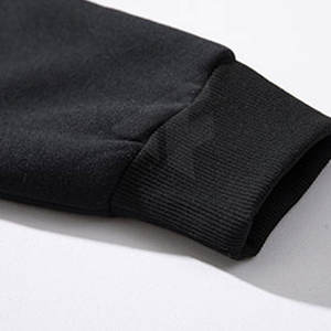 OEM Pulls à capuche de haute qualité pour hommes Motif solide Vêtements d'extérieur d'hiver Technique de teinture unie avec col à capuche pour adultes - Product Image 4