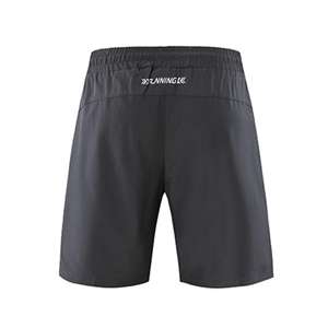 Pantalones de chándal de cintura media de rizo de algodón antiarrugas ecológicos para hombre personalizados, pantalones cortos deportivos informales de lana para correr y usar en el gimnasio - Product Image 2