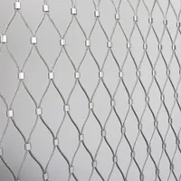Rideau en maille de corde en acier inoxydable architectural pour la décoration et la conception des façades de bâtiments
