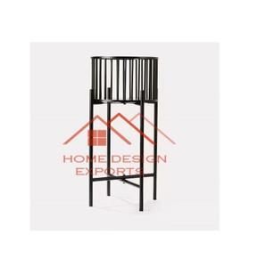 Support pour pot de fleurs en métal pliable Décoration intérieure extérieure Prix de gros OEM Supports de rangement polyvalents - Product Image 3