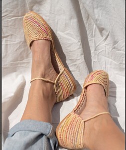 Sandalias rafia hechas a mano, sandalias de verano, zapatos de verano para mujer - Product Image 2