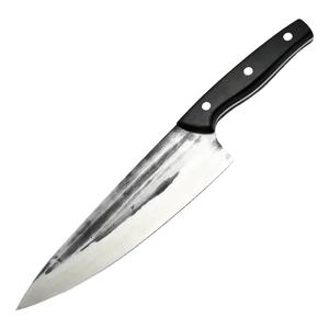 Venta al por mayor personalizado de alta calidad OEM ODM servicio Chef cuchillo rebanar cocina Chef cuchillos cocina uso acero nueva hoja de fijación hecha a mano - Product Image 1