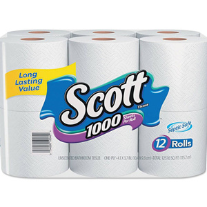 Premium Scott <b>Toilet</b> Paper Strong <b>Jumbo</b> <b>Roll</b> Bamboo Pulp Ultra Soft Absorbent Factory Direct Sealed Packaging Bulk Supply - Product Image 2