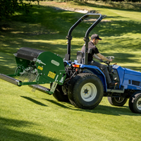 Aérateur de gazon monté sur tracteur de 1,2 m avec profondeur de travail de 250 mm pour terrains de golf et terrains de sport - Prix de dépôt