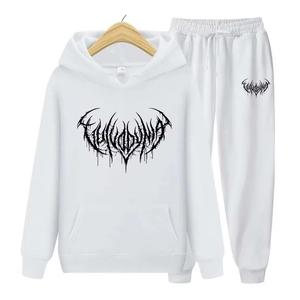 Chándal Deportivo Informal con Capucha y Pantalones Cortos para Hombre, Conjunto de Dos Piezas Transpirable con Logotipo Personalizado, Novedad Unisex - Product Image 5