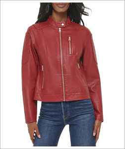 2024 Boomletcorp. Elegante ropa de calle para mujer, chaqueta de cuero a prueba de viento de manga larga, nueva colección de ropa deportiva en talla grande - Product Image 1