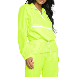 Survêtement coupe-vent en nylon pour femme de haute qualité, décontracté, uni, léger et antibactérien - Product Image 5