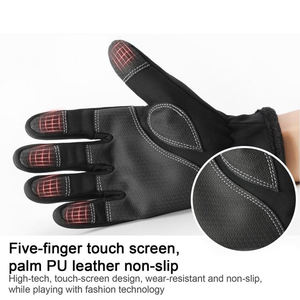 Guantes de Motociclismo de Piel de Oveja, Transpirables, Cómodos, con Protección Completa en la Palma, Unisex, Alpha Racing, para Uso Diario - Product Image 3