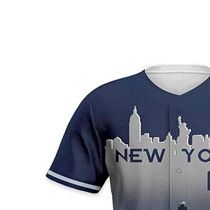 Maillots de baseball unisexes personnalisables et respirants, vêtements de supporter tendance pour les équipes, toutes tailles, livraison rapide, haute qualité - Commandez maintenant ! - Product Image 3