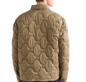 2023 Top Trending Men's Letterman Bomber Jacket de alta calidad a prueba de viento acolchado de tela de algodón relleno para el invierno - Product Image 3