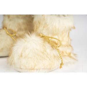 Figura Decorativa Navideña de Santa Claus, 90 cm, Dorada, Tradicional, Sintética, para Decoración Festiva de Interiores, Sala de Estar, Juguete - Product Image 5