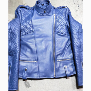 2025 plus vente chaude peaux en cuir d'agneau véritable vestes pour hommes moto motard veste en cuir hommes - Product Image 1