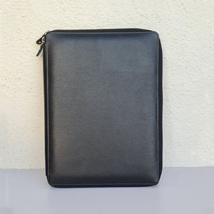 Organizador de cartera de cuero PU con soporte para almohadilla legal Bolsillos para tarjetas Pen Loop Cargador USB Producto de archivo en bucle - Product Image 5