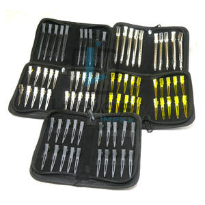 Nouvelles pinces à cheveux de petite taille avec plusieurs couleurs personnalisées disponibles Gravure de logo sur clips et housses en cuir - Product Image 2