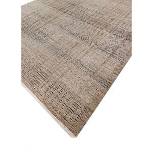 พรมขนสัตว์ถักมือสีเบจน้ำตาล รุ่น Re-1512 ลายเส้นนามธรรม รูปทรงสี่เหลี่ยมผืนผ้า สำหรับห้องโถงหรือห้องพักผ่อน - Product Image 2