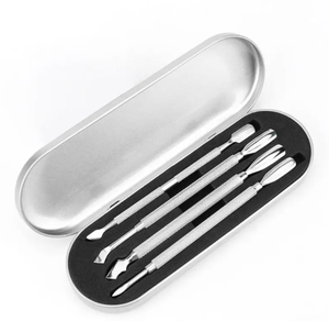 ANAAIF, empujador profesional de cutículas de uñas de acero inoxidable, herramienta de manicura de hoja curva para dedos, raspador de cutículas de uñas - Product Image 2