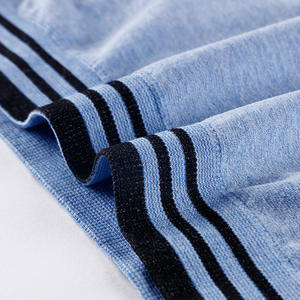 Boxer haute élasticité sans couture de grande taille en sous-vêtements colorés en coton OEM avec logo brodé personnalisé pour hommes - Product Image 6