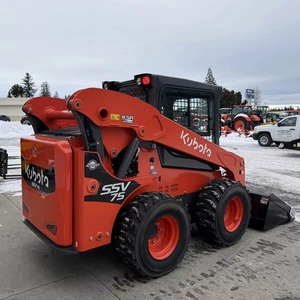 2020 Kubota Mini chargeuse sur pneus SVL75-2HFWC Capacité de charge utile de 3 tonnes Utilisé Volvo Crawler Bearing Core Bucket Attachment Engine Core - Product Image 1
