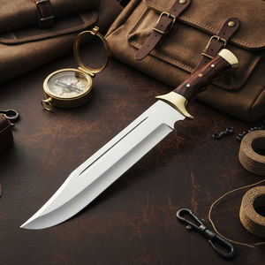 Cuchillo de Chef Artesanal Forjado a Mano de Acero Inoxidable, Afilado, con Borde Dentado, Punta de Clip, Otros Mangos, Cocina de Lujo, Aire Libre - Product Image 3