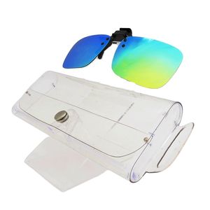 SU3003 Two-lens clip-on <b>sunglasses</b> - Product Image 3