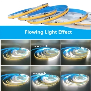 Striscia interna libera taglio 24v 10mm 360Led/M Cob Led luci acqua corrente flusso dinamico Cri90 indirizzabile pannocchia Led striscia - Product Image 5