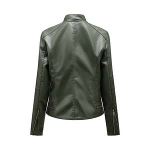 Veste en peau de mouton véritable pour femmes/veste en cuir de vache/vestes de haute qualité pour l'hiver pour femmes veste de moto en peau de vache - Product Image 6