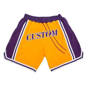 Custom Men's Texas Southern University High Street Shorts Transpirable Poliéster Cintura media Sólido Bordado Técnica Servicio OEM - Product Image 4