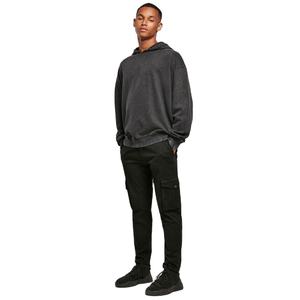 เสื้อมีฮู้ดแขนยาวผ้าฝ้ายซักกรดสำหรับผู้ชายเสื้อมีฮู้ดแบบสตรีทโอเวอร์ไซส์ออกแบบโลโก้100% ได้ตามต้องการ - Product Image 5